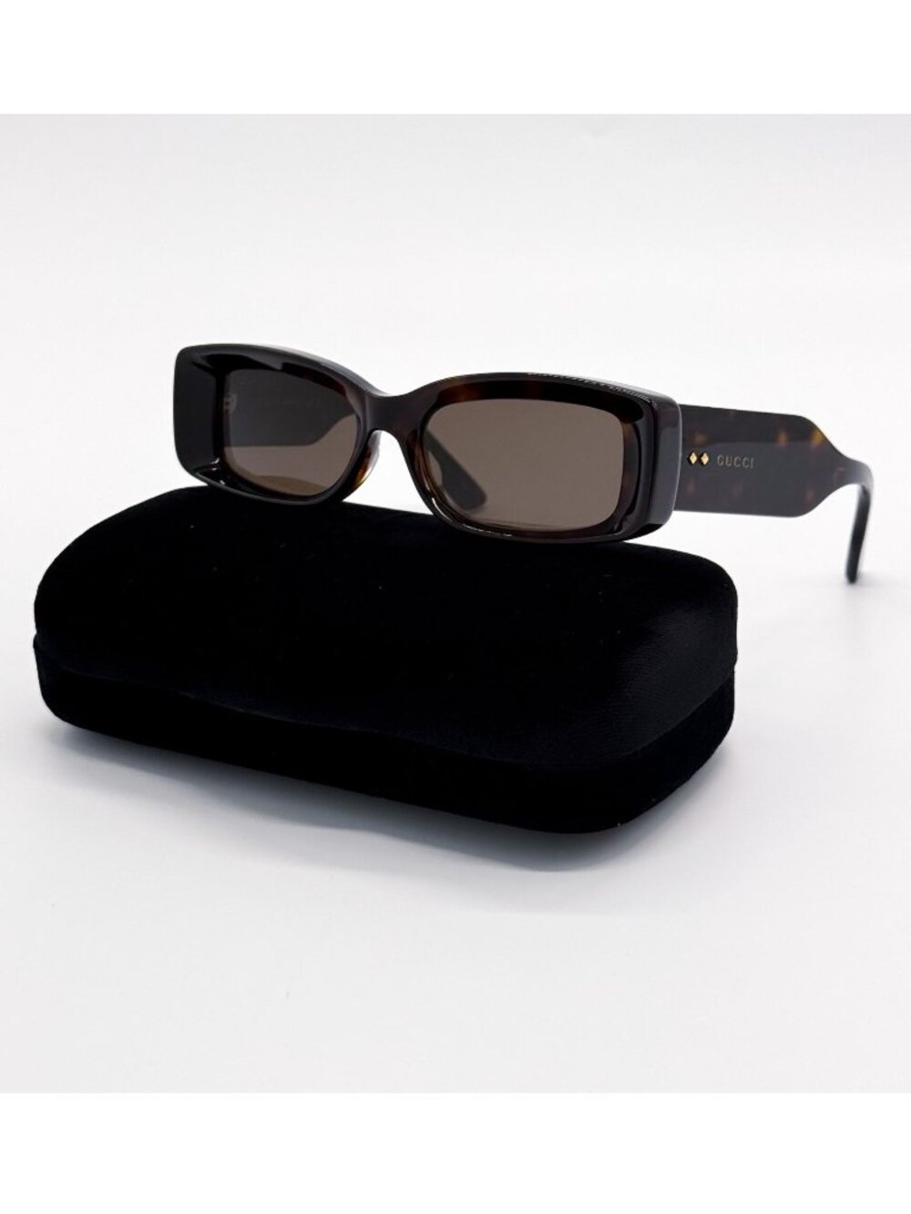 NWT Gucci Unisex Sunglasses GG1528S 002 Havana Brown Eyewear